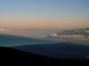 Kihei town and Maalaea Harbor from Mt Haleakala (Lanai in background)